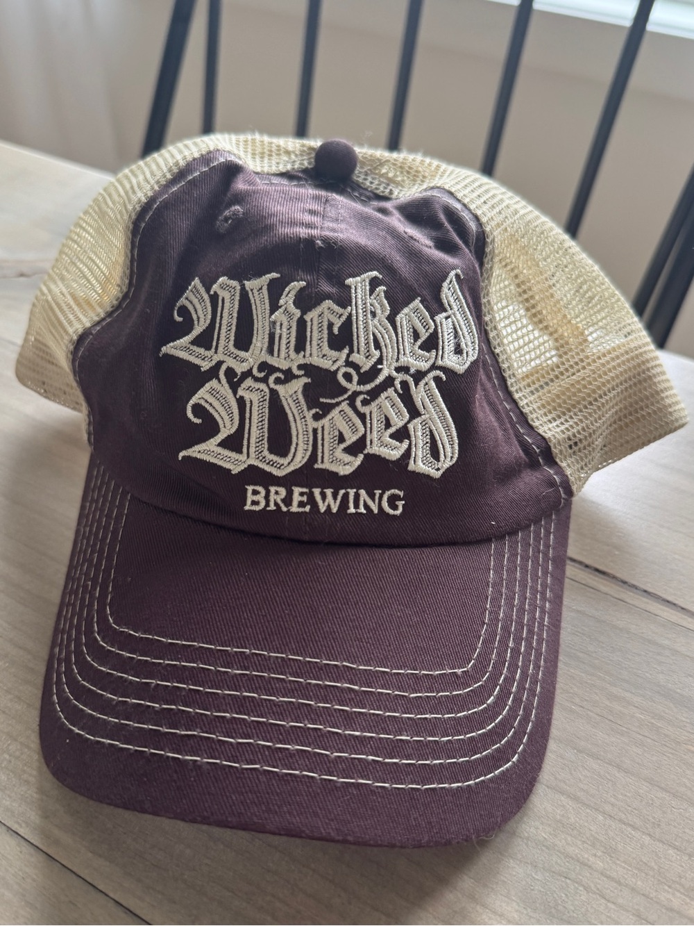 Wicked Weed Brewing Trucker Hat - Brown & Tan
